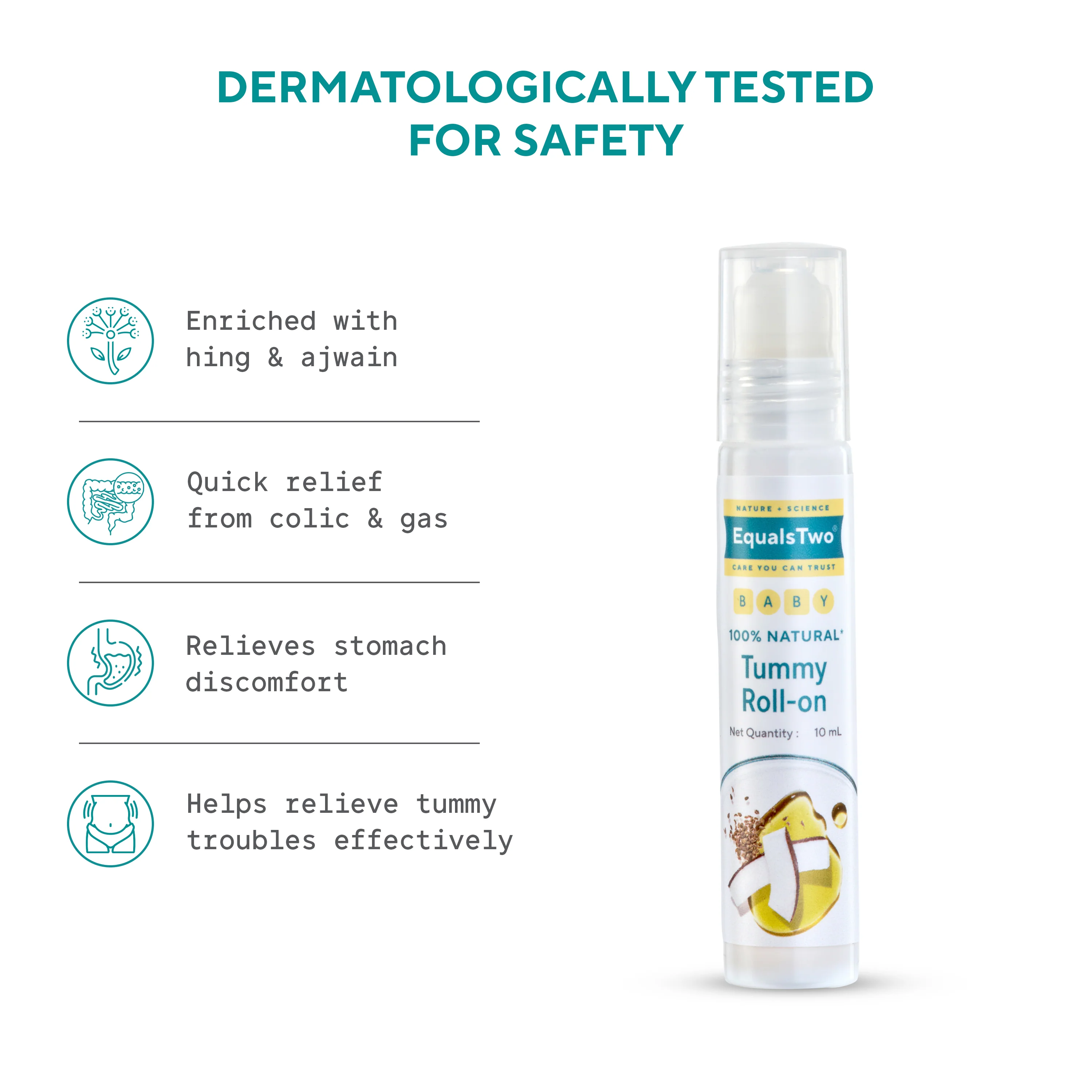 EqualsTwo Baby Tummy Roll-On (Pack of 2) - Image 3