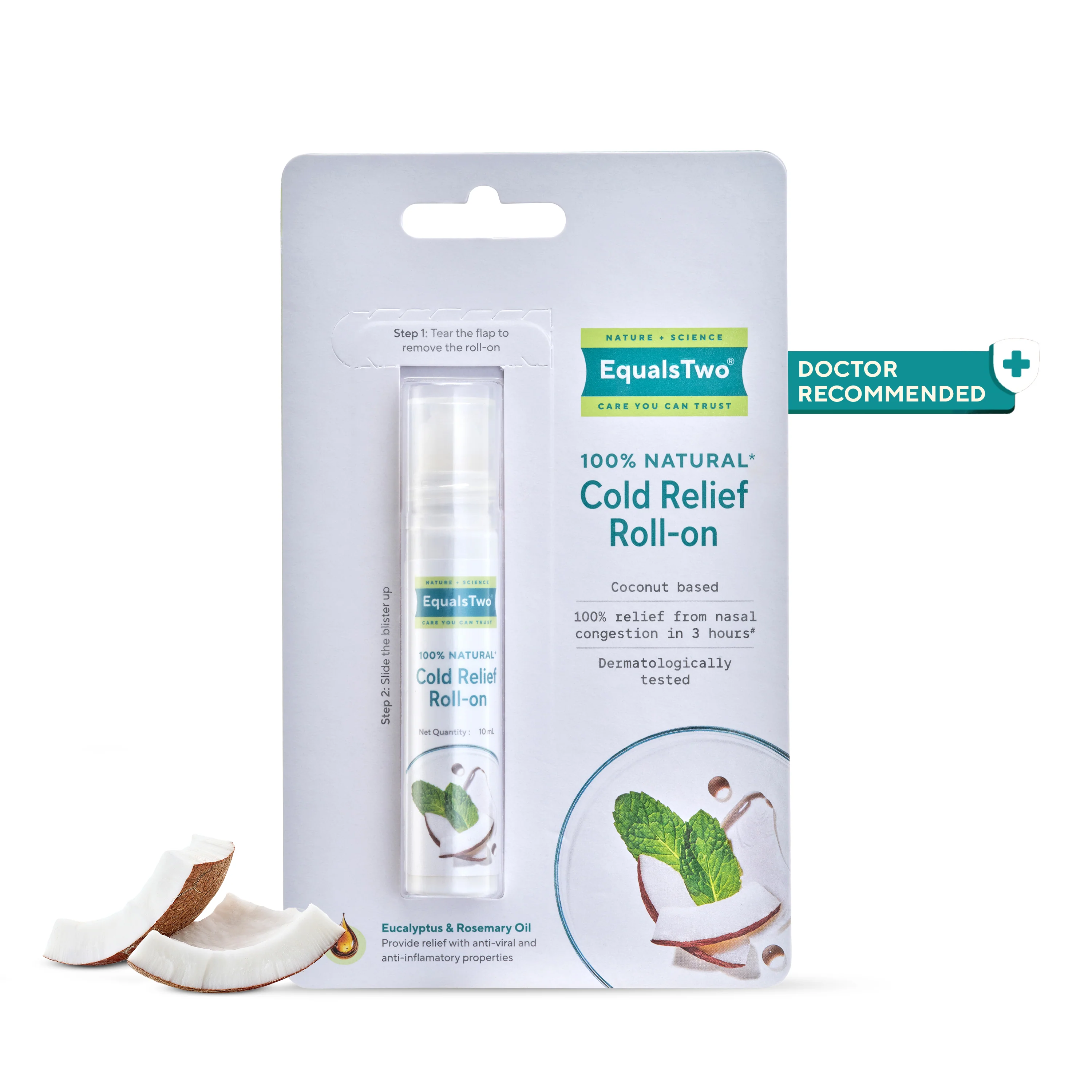 EqualsTwo Cold Relief Roll-On (Pack of 2) - Image 2